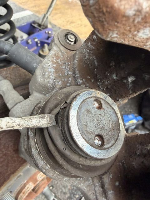 Torn caliper piston seal